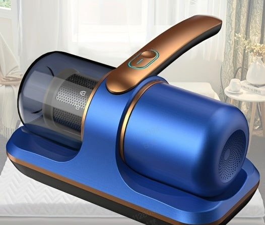 Portable Vacuum Powerful Bed Vacuum Cleaner Rechargeable Portable Vacuum For Pet Hair Carpets Floors Blue Household Cleaning Supplies